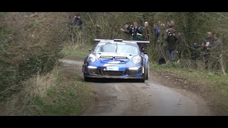 Lefebvre Stephane et Reydellet Mickael au rallye du Touquet 2023 sur Porsches 991 GT3 CUP [upl. by Vladimar]