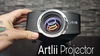 Budget Projector Under 100  Artlii Home Theater Review [upl. by Sudoeht]