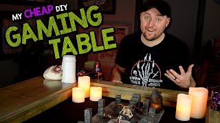 👍👎MY CHEAP DIY GAMING TABLE  Review amp How I Made It [upl. by Edecrem855]