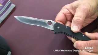 Spyderco 2012 Prototype  Ulrich Hennicke Ulize [upl. by Laen]