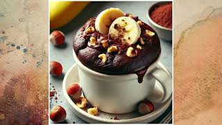 Healthy Chocolate Mug Cake with Banana amp Hazelnutsquot [upl. by Adnerb203]