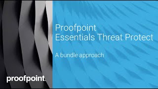 PROOFPOINT Presentación Comercial  Proofpoint Essentials Threat Protection [upl. by Larochelle]