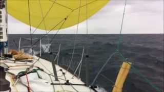 Figaro 45 FULL IRISH  Prerace delivery  Solitaire du Figaro 2013 [upl. by Eissen233]