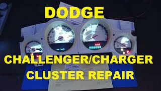 Charger Challenger EL Lighting Cluster Repair [upl. by Brinkema349]