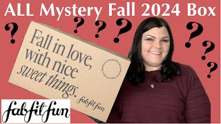 Check Out My ALL Mystery Choice Fall 2024 FabFitFun Box [upl. by Yasmar649]