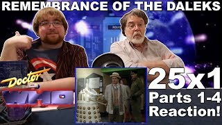 Doctor Who Classic 25x1 quotRemembrance of The Daleksquot Parts 14  Reaction [upl. by Renmus]