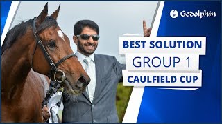 Best Solution wins the G1 Caulfield Cup for Team Godolphin [upl. by Templa]