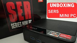 BeeLink  SER5 Mini PC AMD Ryzen 7 5700U 16GB  Unboxing [upl. by Alesi926]