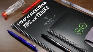 TIPS from 1YEAR with Rocketbook CORE EVERLAST and FUSION [upl. by Aleakim107]