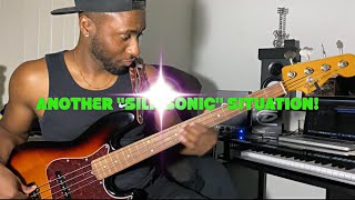 Silk Sonic  Smokin Out The Window Bass Cover [upl. by Nauqe914]