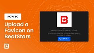 How To Upload A Favicon On BeatStars [upl. by Burty]