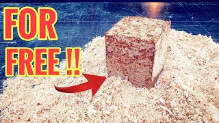 Build this simple Wood Briquette Press and save Money [upl. by Salis118]