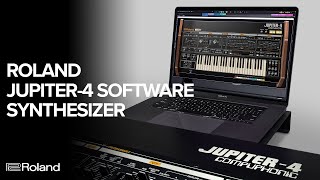 Roland JUPITER4 Software Synthesizer Overview  A Vintage Icon on Roland Cloud [upl. by Linnell]