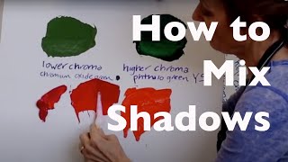 How to Mix Shadows amp How to take a Bright Color and Tone It Down [upl. by Aihselat]