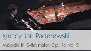 Ignacy Jan Paderewski  Mélodie in Gflat major Op 16 No 2  Roman Martynov [upl. by Schulze717]