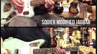 Jaguar Fender vs Squier [upl. by Niveek]