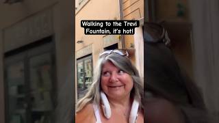 Searching for the Trevi Fountain in Rome travel tourist [upl. by Rasecoiluj]