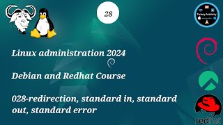 028redirection standard in standard out standard error  Linux Course 2024 [upl. by Shieh]