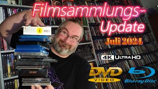 🆕 DIE NEUZUGÄNGE MEINER FILMSAMMLUNG Juli 2024  Sommerliches Update mit Mediabooks und anderem [upl. by Erdua]