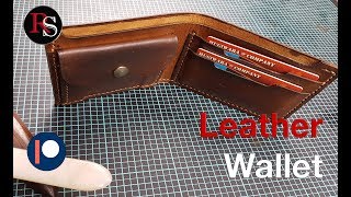 Making A Handmade Leather Wallet  Leatherwork [upl. by Chauncey]