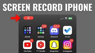 How to Screen Record on iPhone [upl. by Erdrich]