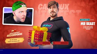 Jouvre TOUS LES CADEAUX de lévénement de Noël  Fortnite Fête Hivernale [upl. by Kopans]