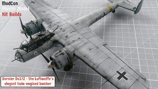 Airfixs Dornier Do17Z2 in 172 scale [upl. by Kinson]