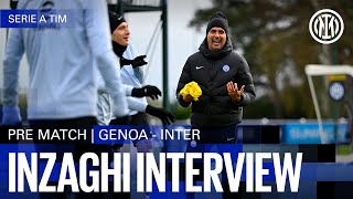 SIMONE INZAGHI INTERVIEW  INTER 21 GENOA 🎙️⚫🔵 [upl. by Aillij267]