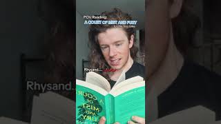 Pov Reading A Court of Thorns and Roses shorts comedy youtubeshorts [upl. by Naiviv832]