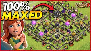 COMPLETELY MAXED OUT TOWN HALL 9  TH9 Lets Play  Clash of Clans [upl. by Katharyn]