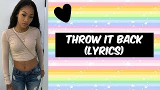 Ann Marie  Throw It Back Lyrics [upl. by Ulrica]