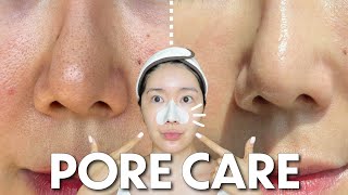 Realistic Instant Steps to Care for Blackheads Whiteheads Sebaceous Filaments💪 [upl. by Robbyn]