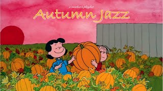 autumn playlist Jazz Snoopy charlie brown Halloween [upl. by Bathsheba]