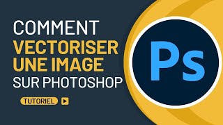 Comment vectoriser une image sur photoshop [upl. by Aneeuq]