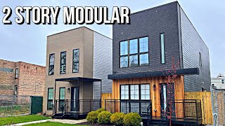 So much Space Inside Look at 2 Story PREFAB HOMES as an Affordable Option in America [upl. by Nahbois969]