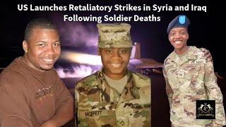 Pentagon US Launches Retaliatory Strikes in Syria and Iraq Following Soldier Deaths [upl. by Bubb]