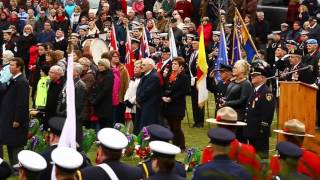 The Reveille  Rouse  Remembrance Day Service 2015 Windsor NS [upl. by Fee]