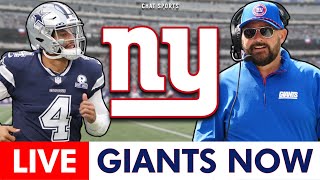 LIVE NY Giants Rumors amp News Malik Nabers Saved My Life  Cowboys Week 3 Preview [upl. by Eirol]