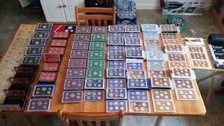 US Proof Sets 19552015 60 Year Run [upl. by Euqinommod]