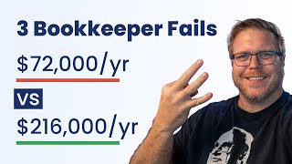 3 Bookkeeping Business Fails You Gotta Stop Starting a Bookkeeping Business amp Accounting Firm [upl. by Yeroc]