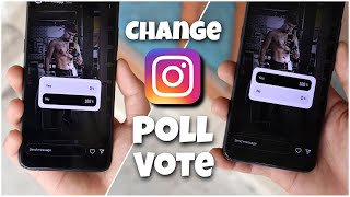 How to Change Your Vote on Instagram Poll [upl. by Maro]