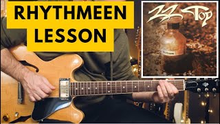 ZZ Top  Just Got Paid Guitar Lesson [upl. by Regnig]