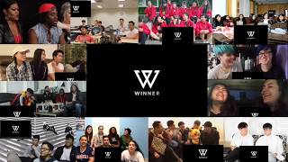 WINNER  REALLY REALLY MV Reaction Mashup [upl. by Adnilemreh]