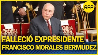 Falleció expresidente Francisco Morales Bermúdez a los 101 años [upl. by Wendie]