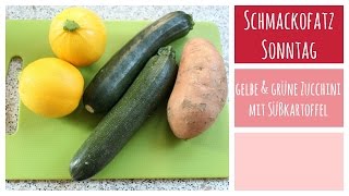 Schmackofatz Sonntag 1  Babybrei kochen  Zucchini mit Süßkartoffel [upl. by Yknarf733]