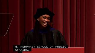 2023 Humphrey School of Public Affairs Full Commencement Ceremony [upl. by Dnomyaw340]