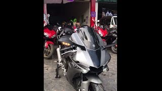 Yamaha R1 black color Cambodia [upl. by Sesmar]