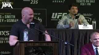 Ben Askren Best Moments from UFC 235 Press Conference [upl. by Nilek]