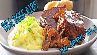 BBQ Boneless Beef Ribs In  PPC XL [upl. by Akirdnwahs]