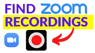 How to Find Your Zoom Recordings a StepbyStep Guide [upl. by Eimmij]